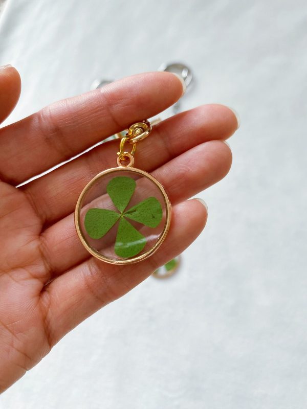 Real Four Leaf Clover Lucky Charm