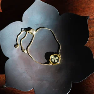 Four Leaf Clover Bracelet Good Luck Charm